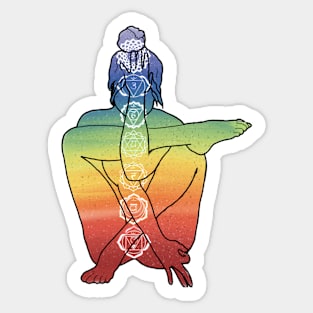 Chakras On Display Sticker